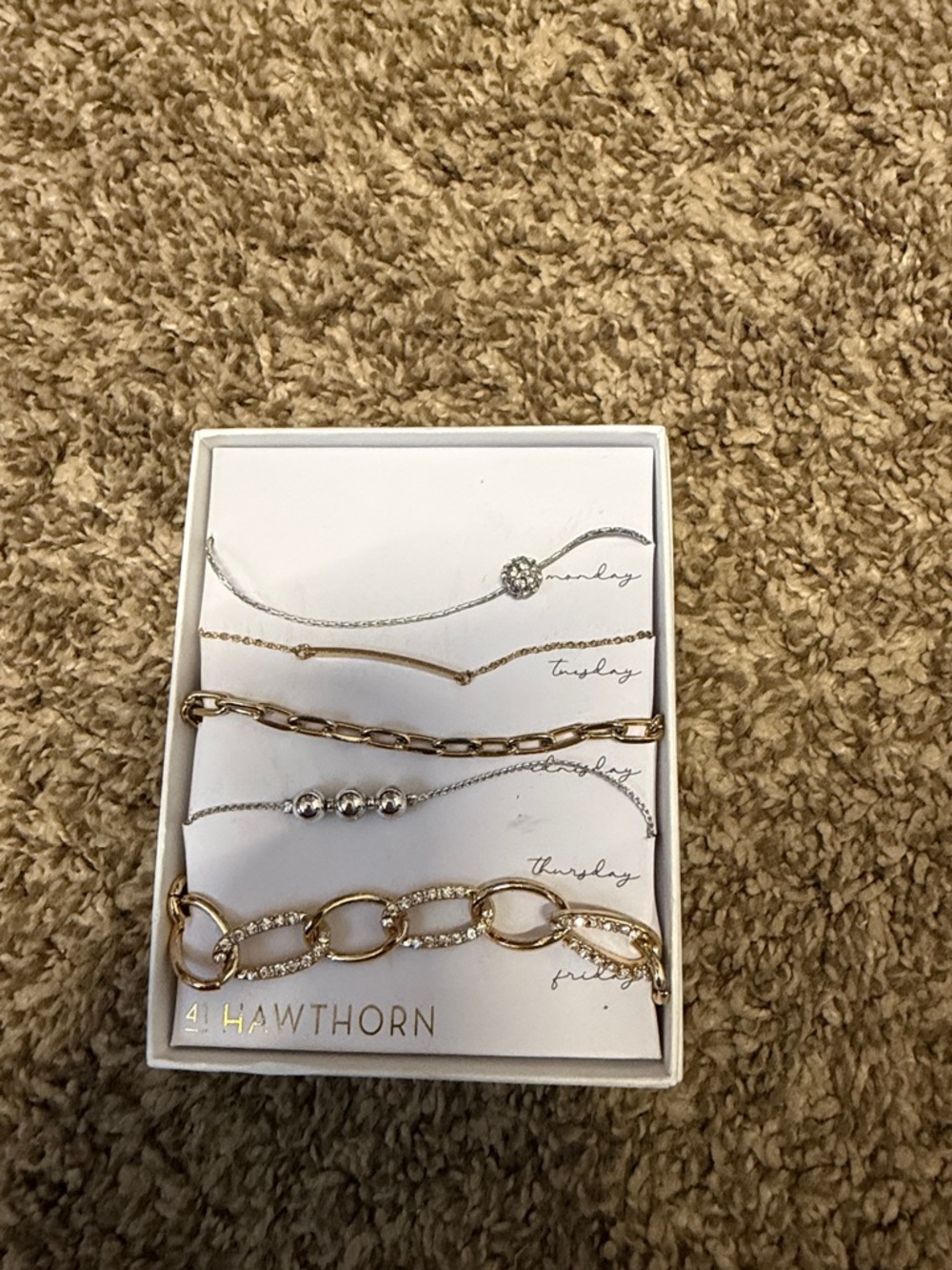 Hawthorn Gold & Silver Mixed Metal Bracelet Set
